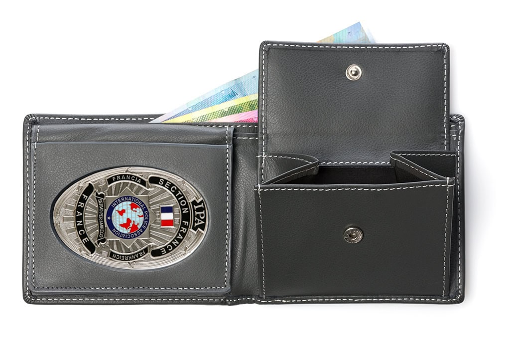 Leather wallet "Personal" IPA France