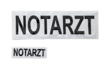 NOTARZT Velcro-backed
