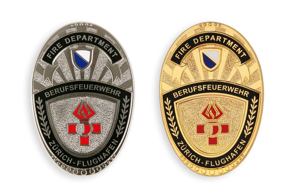 Leather case "Priority" Fire Brigade Zurich Airport