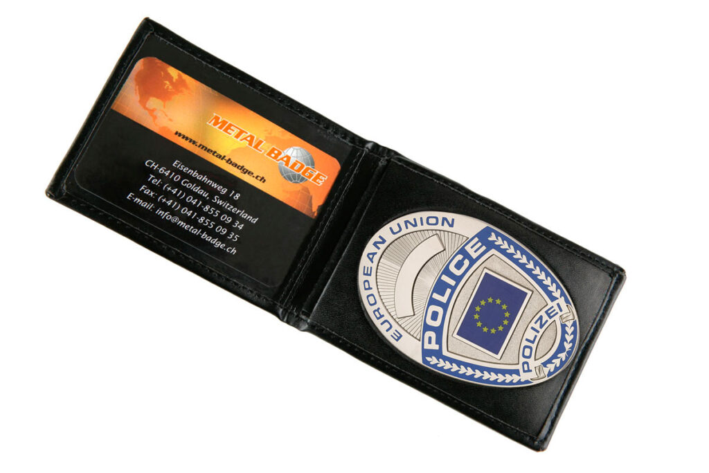 Etui en cuir "Small" POLICE UE