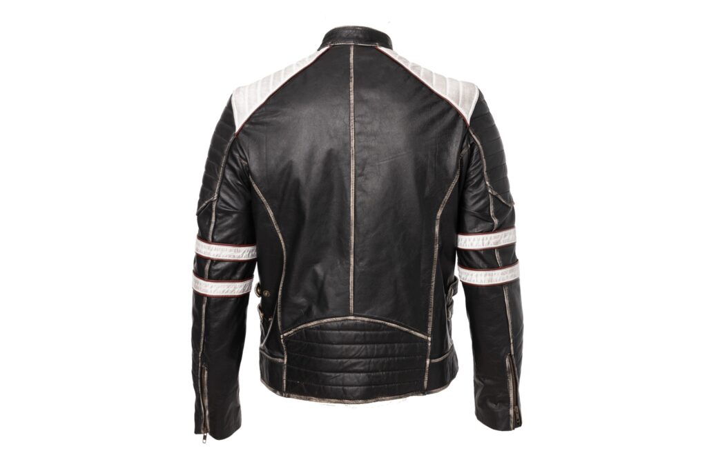 Men's Motorcycle Retro Vintage Leather Jacket