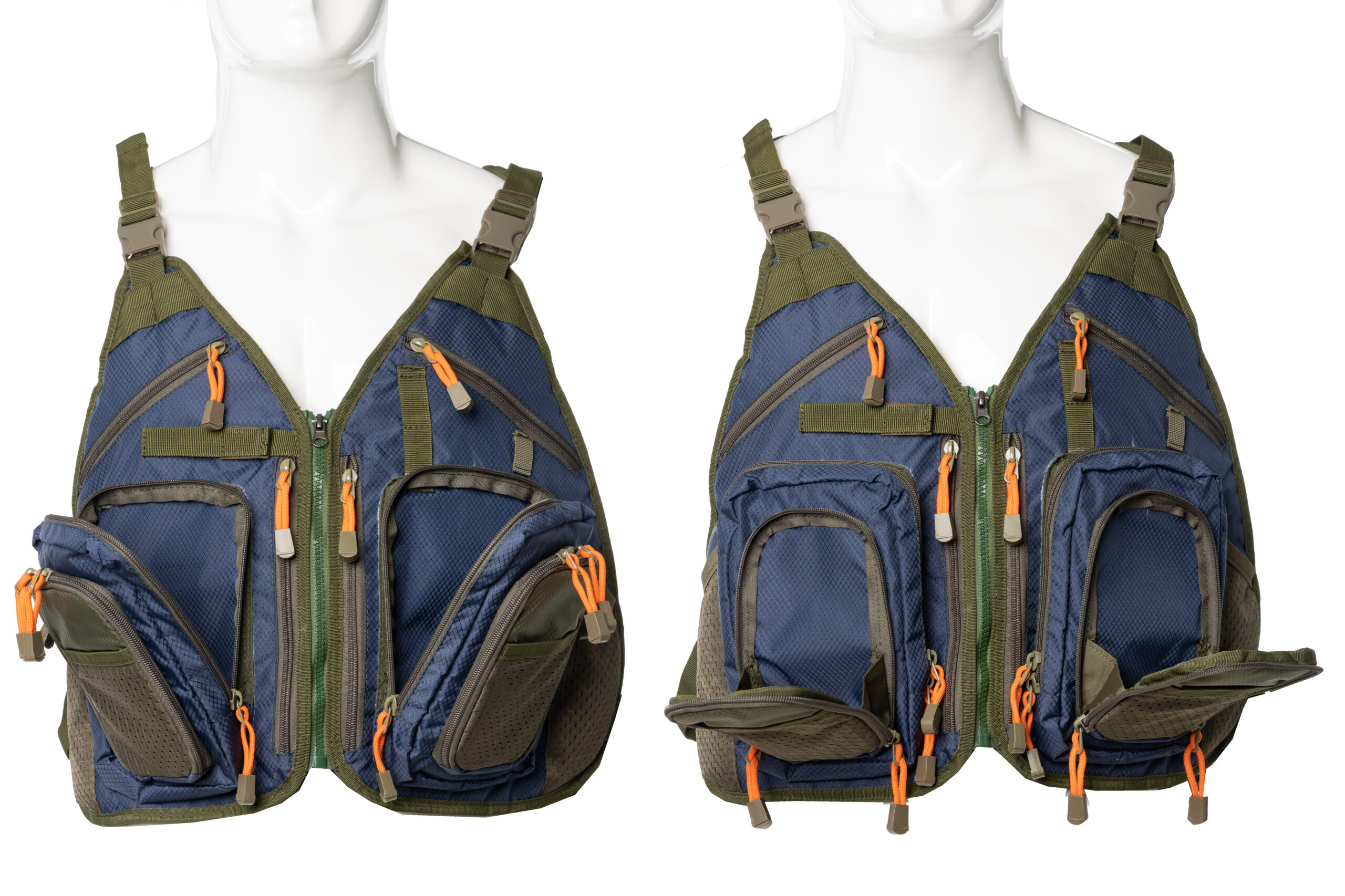 Fishing vest with camelback and lots of storage space