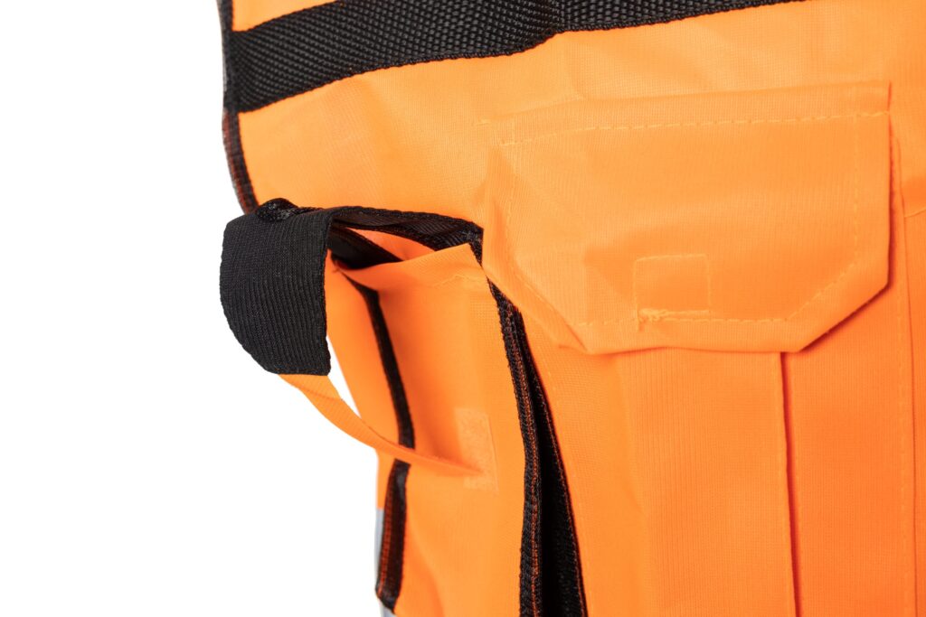 Functional vest black orange