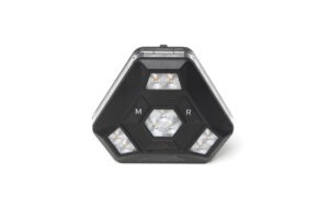 360 ° LED Warnlicht aufladbar in div. Farben - Metal Badge