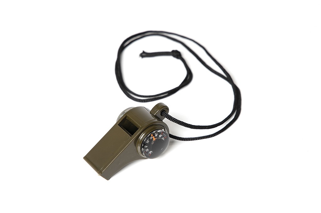 Kombat Army 7 in 1 Whistle Compass Thermometer Emergency Survival Camping Hiking 