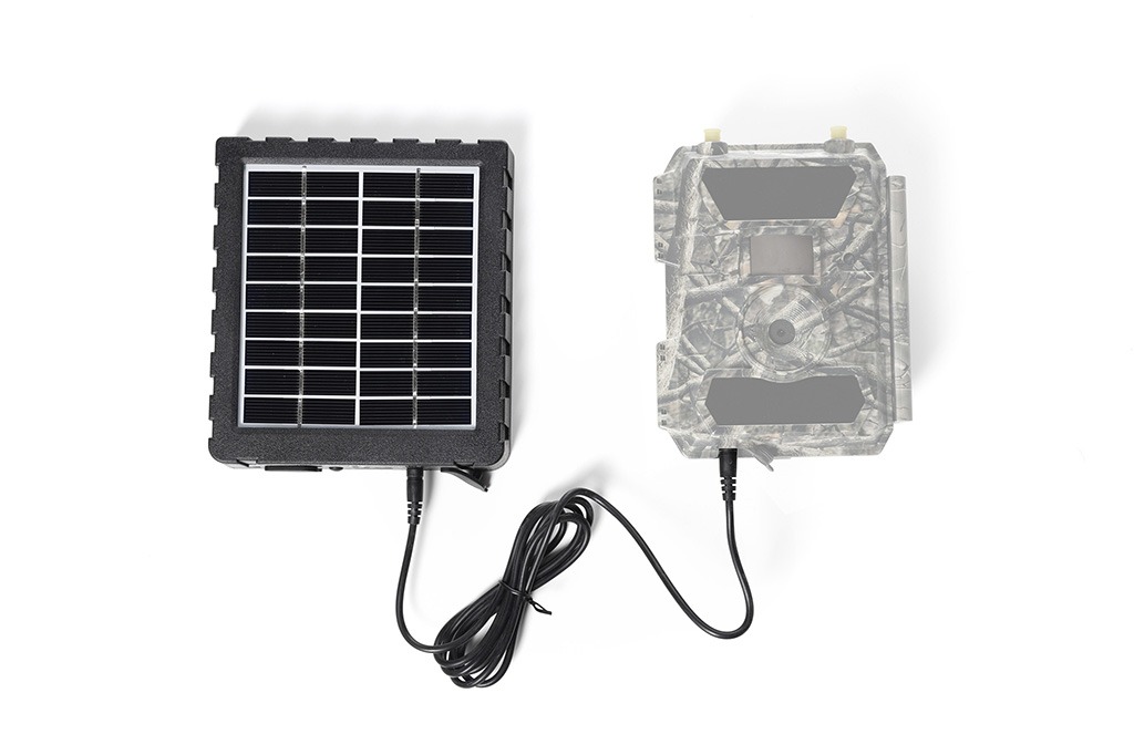12V Solarpanel mit eingebauter Batterie für Wildkameras