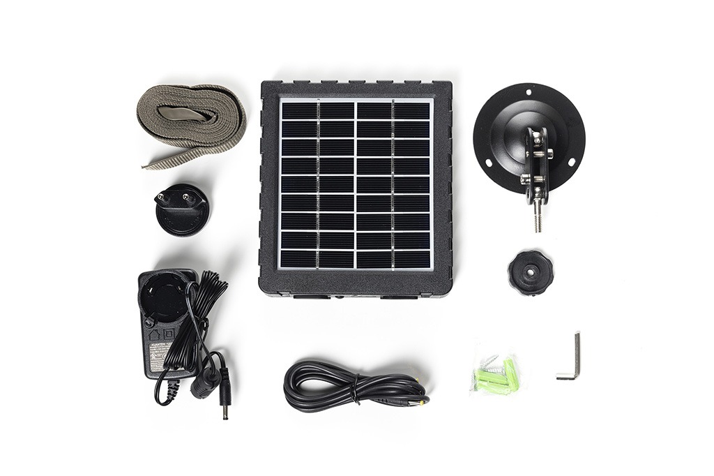 Pannello solare con batteria integrata per telecamere naturalistiche e  altri dispositivi elettronici a 12V