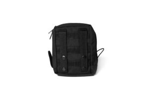 Molle System Modular Bag / Multi-Purpose Bag - Black - Metal Badge