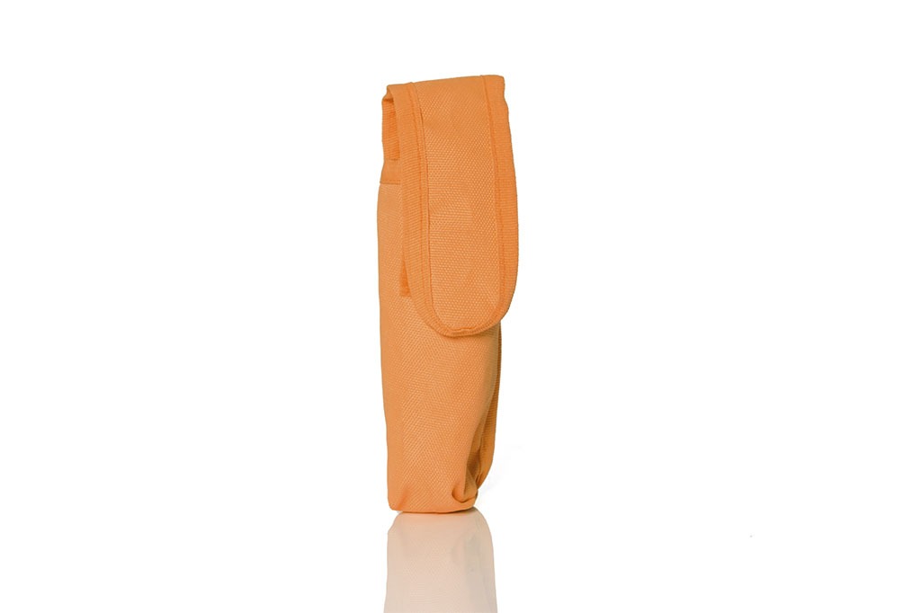 Poche modulaire multi-outils, lampe de poches, couteau pour ceintures, sacs  à dos et gilets de combat - orange lumineux - Metal Badge