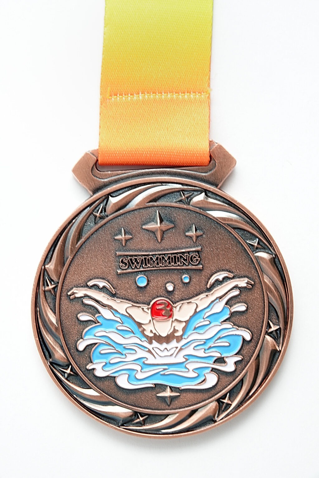 Vorderseite Medaille "Swimming"