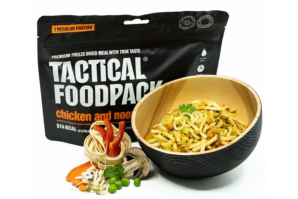 Tactical FOODPACK Main Course Noodles with chicken and coconut sauce