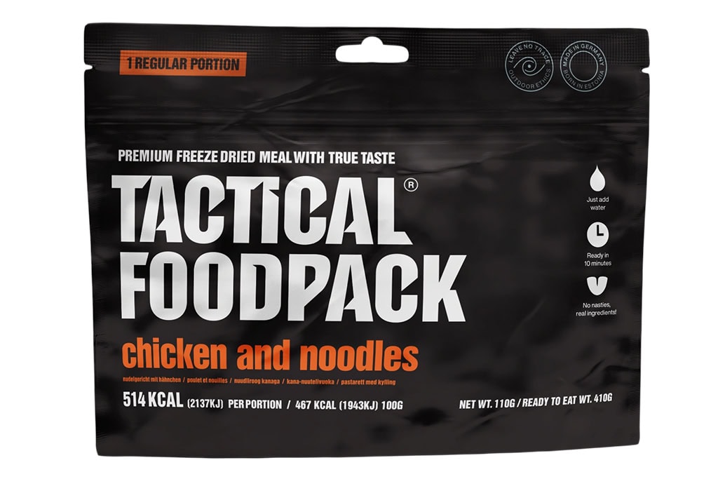Tactical FOODPACK Main Course Noodles with chicken and coconut sauce
