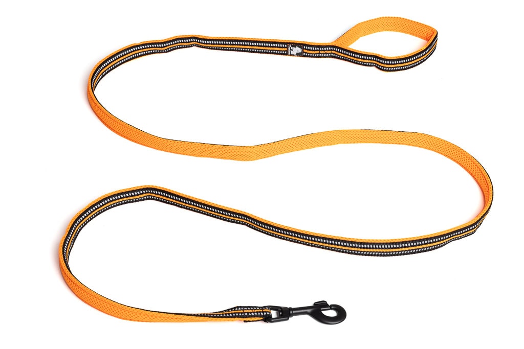 Guinzaglio per cani 3M Scotchlite con striscia riflettente - arancione