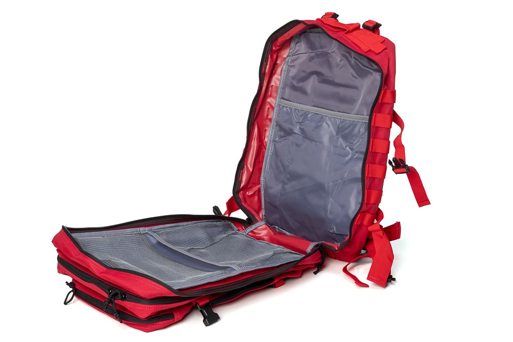 Tactical Molle-System Backpack, 45 L, red