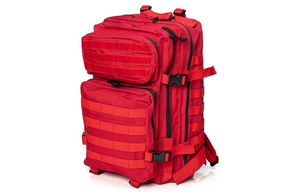 Tactical Molle-System Backpack, 45 L, red