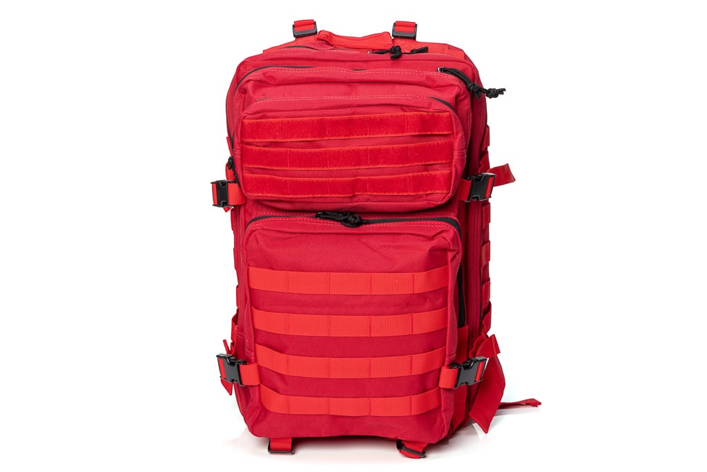 Tactical Molle-System Backpack, 45 L, red