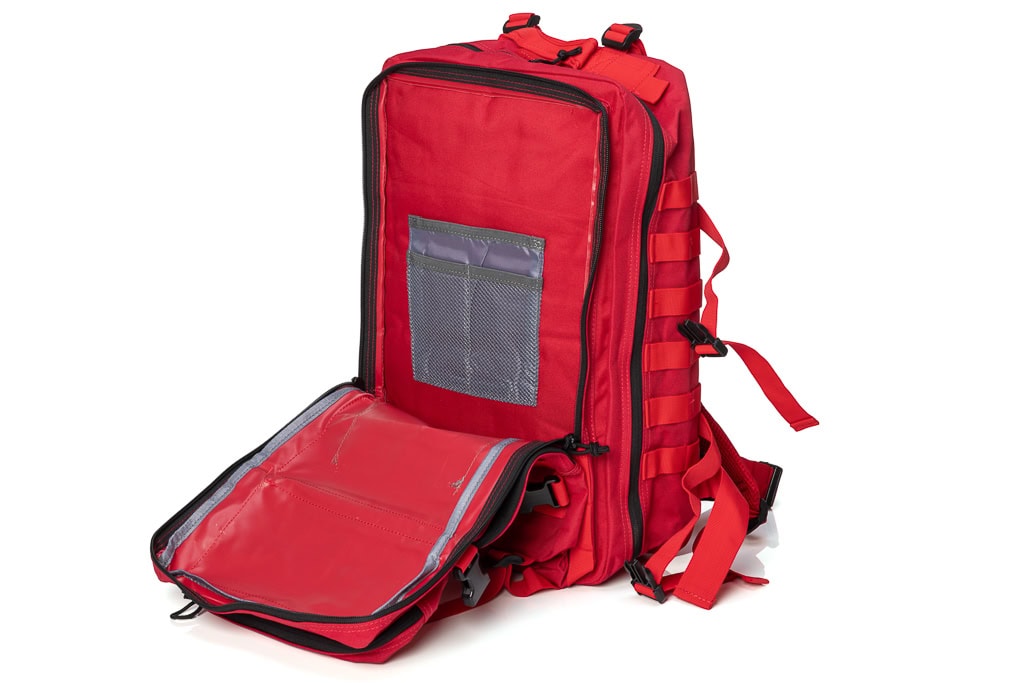 Tactical Molle-System Backpack, 45 L, red