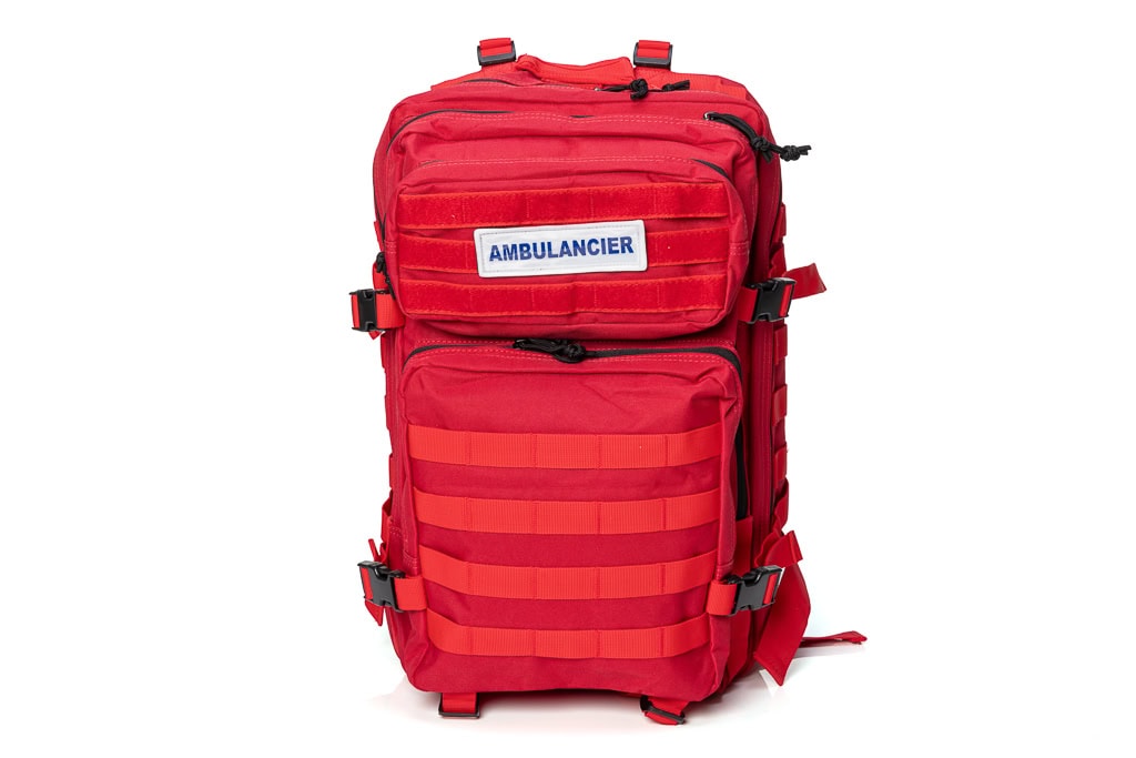 Tactical Molle-System Backpack, 45 L, red