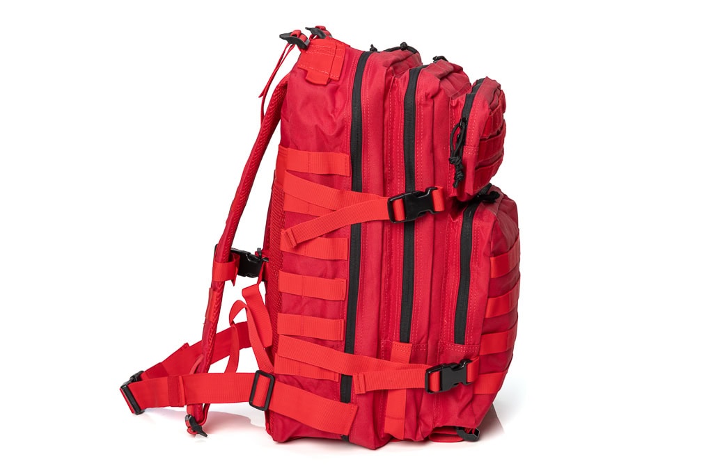 Tactical Molle-System Backpack, 45 L, red