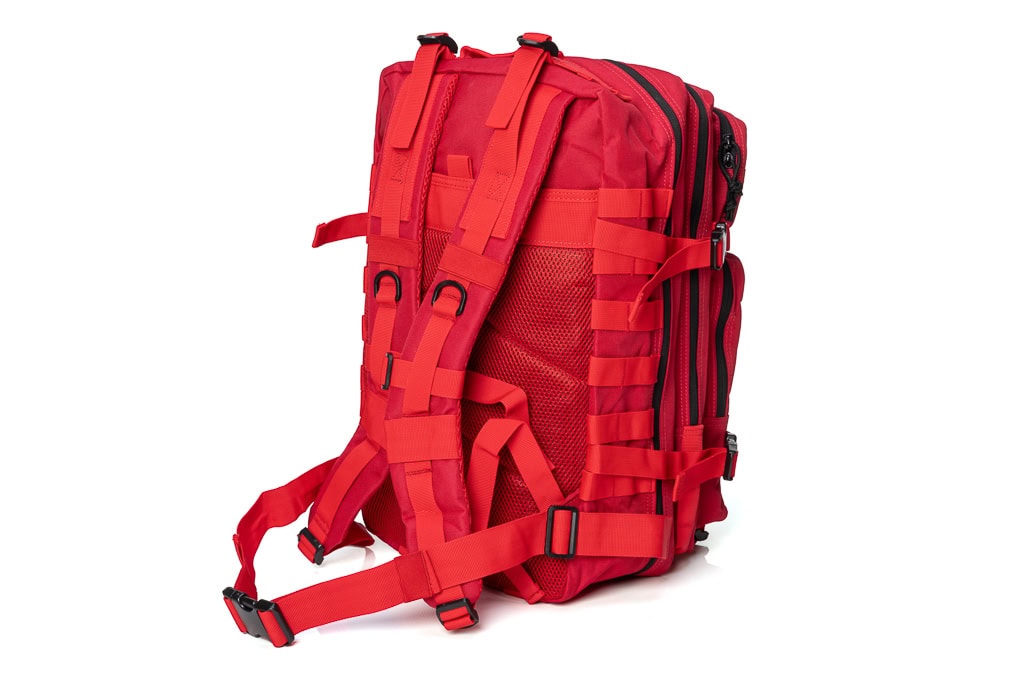 Tactical Molle-System Backpack, 45 L, red