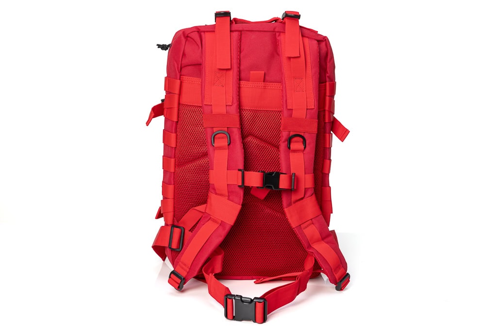 Tactical Molle-System Backpack, 45 L, red
