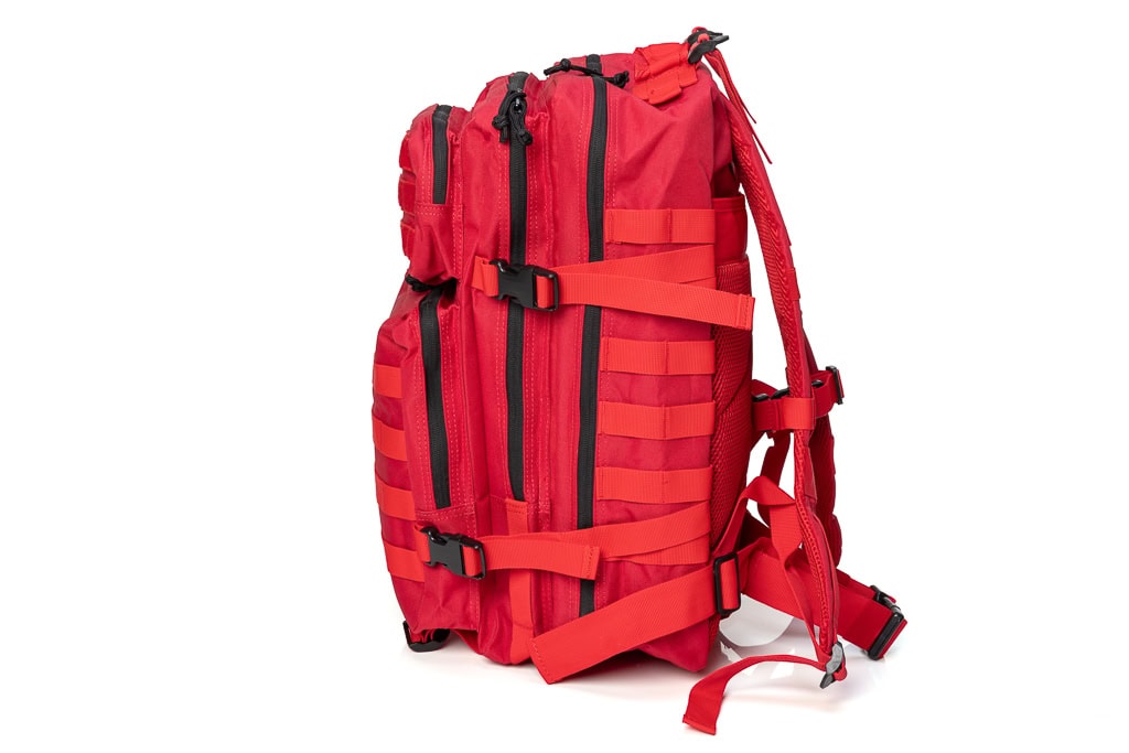Tactical Molle-System Backpack, 45 L, red