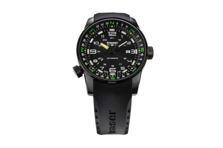 Traser P68 Pathfinder Automatic Black - 109741 Traser741 01 Metal Badge