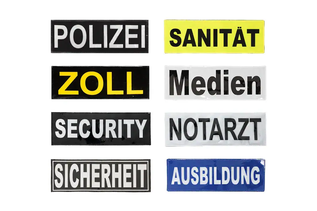 Klettschilder metal-badge-de Klettschilder 1 Metal Badge