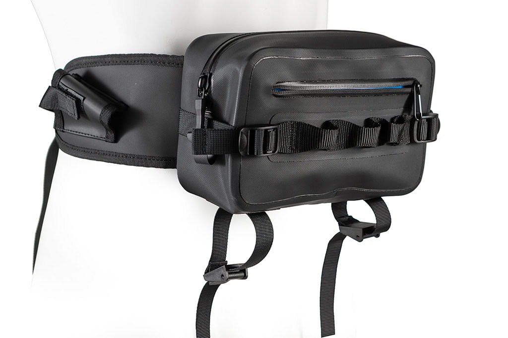 Sac banane de pêche outdoor noir