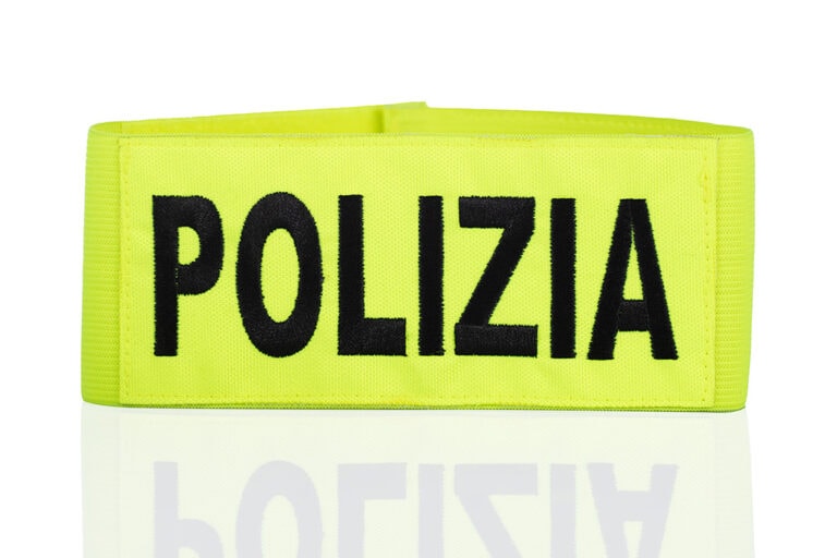 Brassard POLIZIA 01 armband POLIZIA Metal Badge