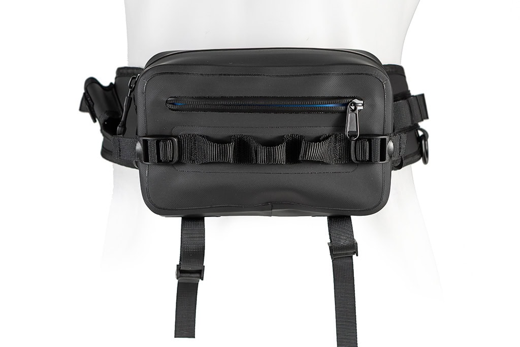 Sac banane de pêche outdoor noir