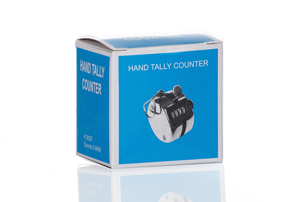 Metall Einhand Head counter / Runden und Personenzähler