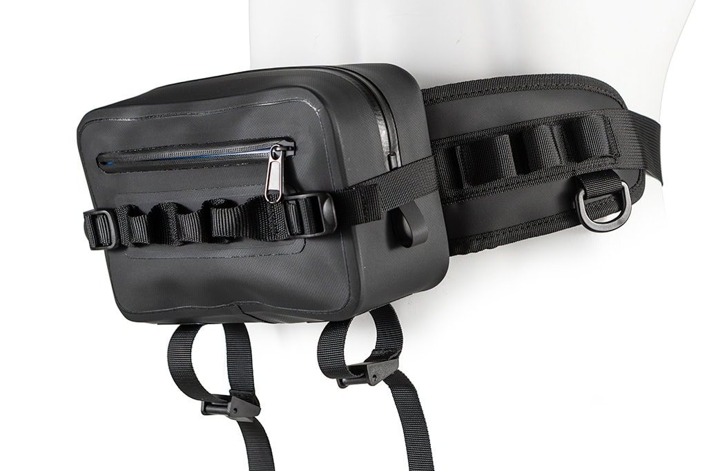 Sac banane de pêche outdoor noir