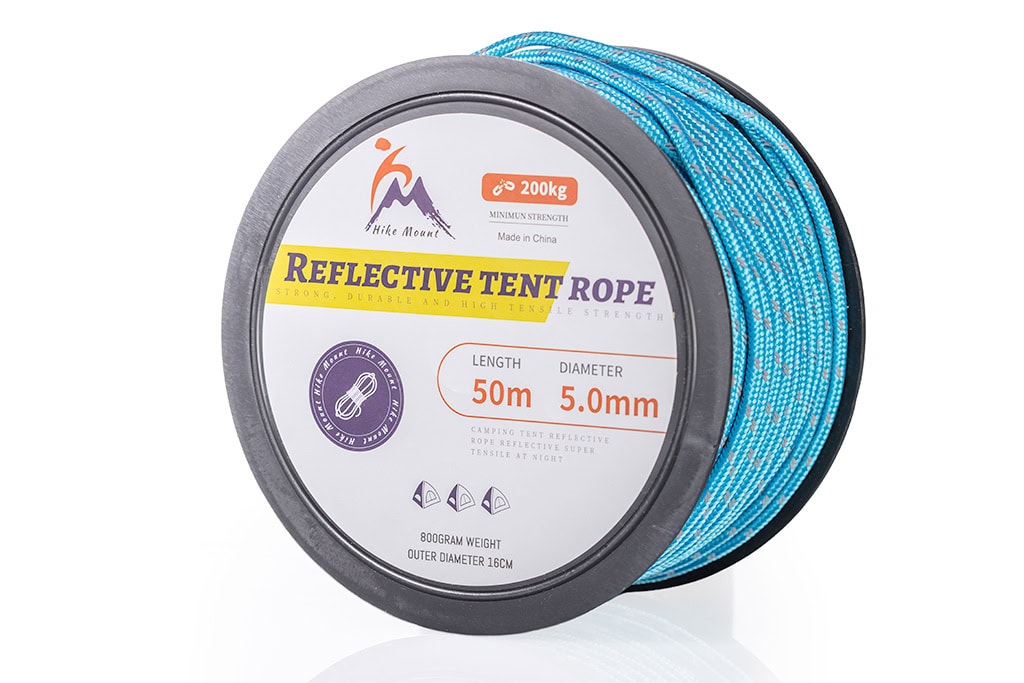 Paracord / Parachute cord - Light blue 50m 5mm