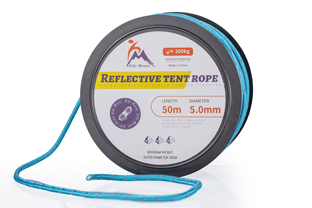 Paracord / Parachute cord - Light blue 50m 5mm