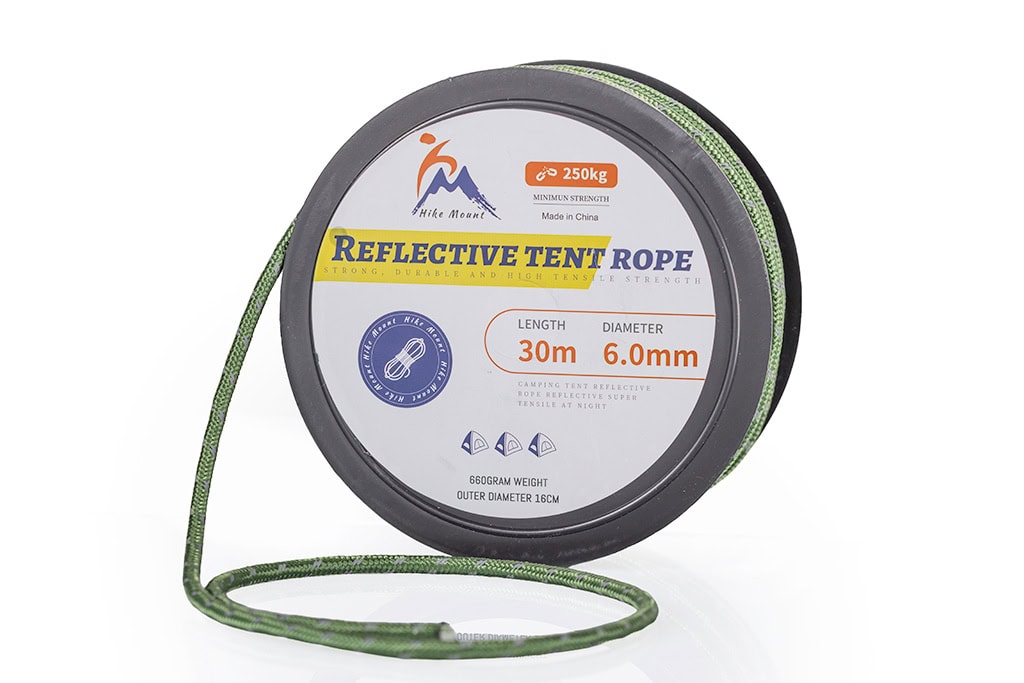 Paracord / Cordino da paracadute - verde 30m 6mm