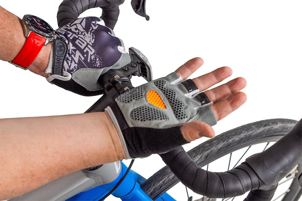 Guanti da ciclismo unisex con imbottitura in gel – Comfort e grip per ogni pedalata - nero/bianco