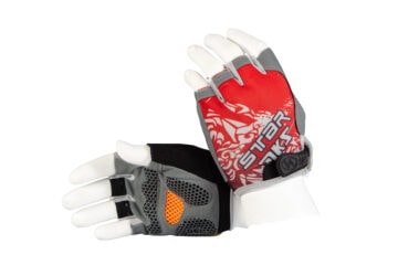 Guanti da ciclismo unisex con imbottitura in gel – Comfort e grip per ogni pedalata - rosso/bianco