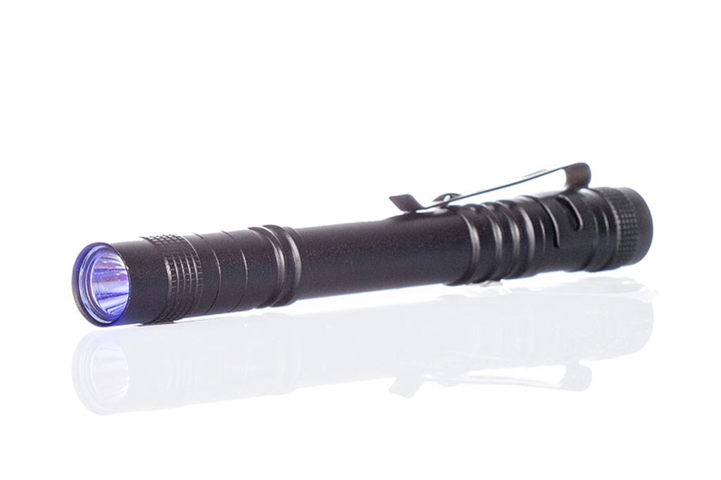 Lampe de diagnostic LED à lumière UV, lampe stylo, noire
