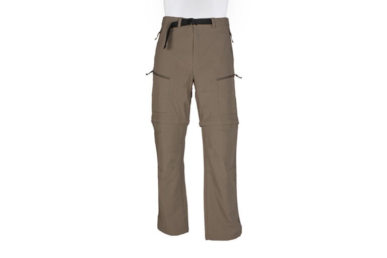 Pantalon de randonnée et de trekking extensible, modèle 2503 – kaki / beige 01 Wander 6 Metal Badge