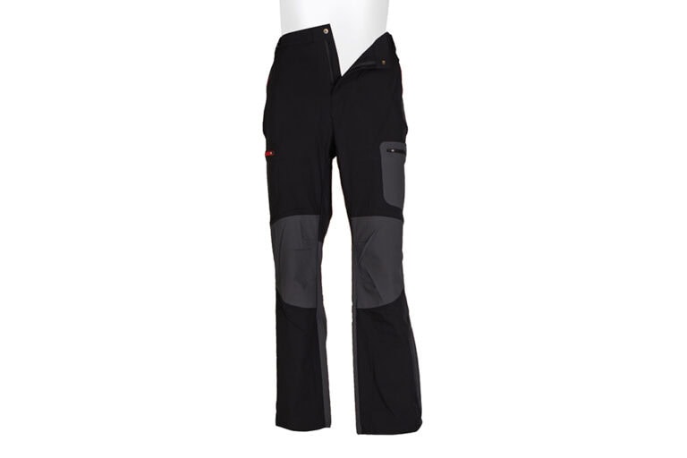 Pantalon de randonnée et de trekking extensible, modèle 1508 – Noir/gris 01 Wander Metal Badge