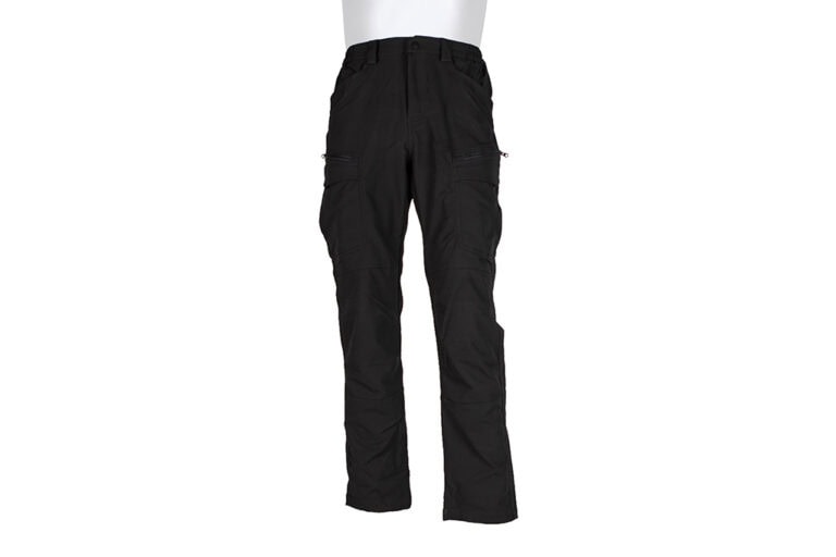 Pantalon de randonnée et de trekking extensible, modèle 3006 – Noir 01 Wander 9 Metal Badge