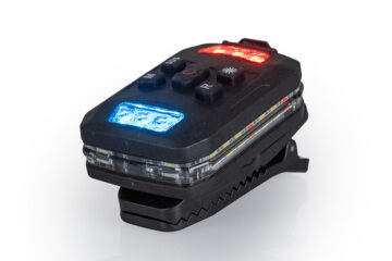Lampe de sécurité multifonctionnelle avec fixation magnétique et par pince