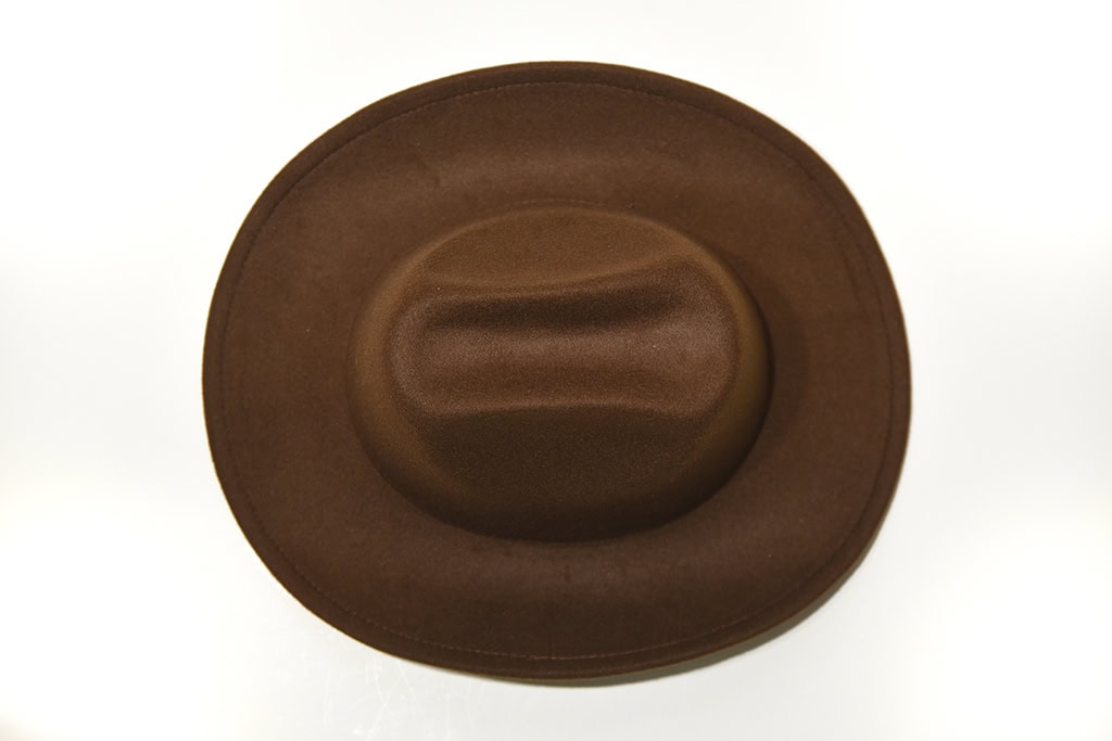 Cowboy Hat ‘Rocky Mountains’ – Dark brown, 100% Wool felt