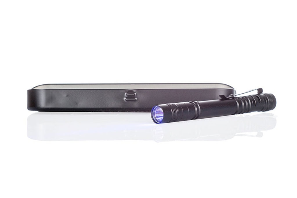 Lampe de diagnostic LED à lumière UV, lampe stylo, noire