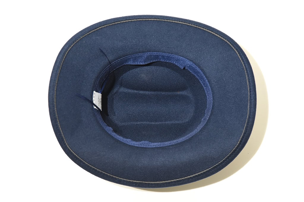 Cowboy Hat ‘Rocky Mountains’ – Dark blue, 100% Wool felt