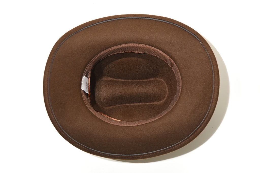 Cowboy Hat ‘Rocky Mountains’ – Dark brown, 100% Wool felt