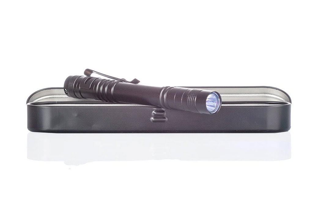 Lampe de diagnostic LED à lumière UV, lampe stylo, noire