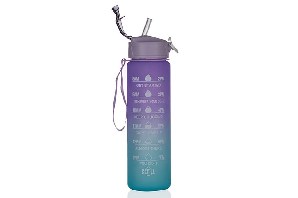 Trinkflasche 750 ML mit auslaufsicherem Verschluss