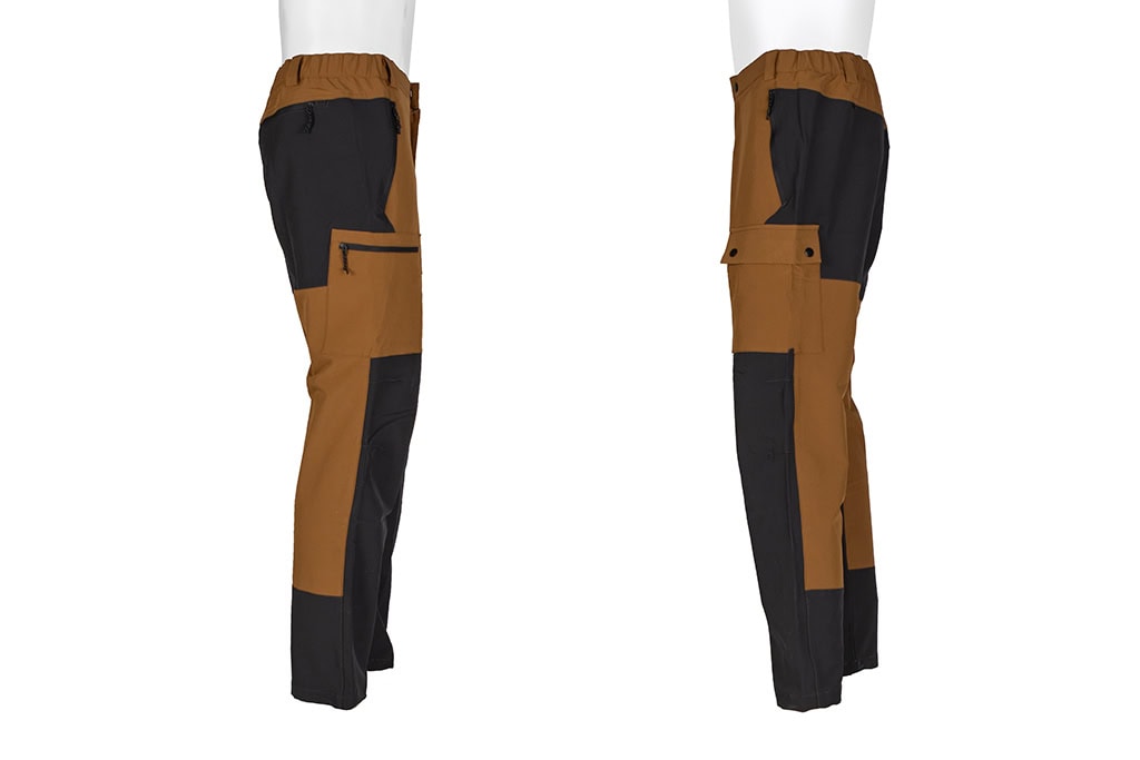Pantaloni da trekking ed escursionismo Stretch Modello 9186 – ginger / nero